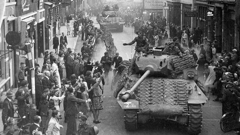 Wat gebeurde er in 1945?