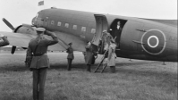 De koningin landde op Brabantse bodem en bleef hier