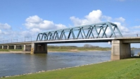 De bouw van de IJsselbrug