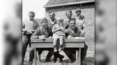De foto's van een Duitse soldaat in Dirksland