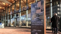 Monument ter herinnering aan transporten Kamp Westerbork bij Station Assen