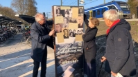 Ontroerende briefjes op joodse oorlogsmarkering bij station Haren