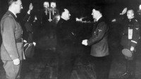 Mussert op visite bij Hitler